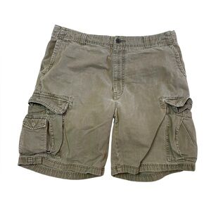 Nautica Tan Cargo Shorts with Classic Style